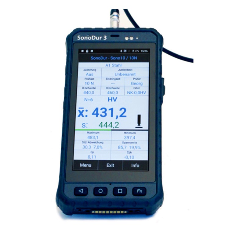 Sonic 3超聲波硬度計